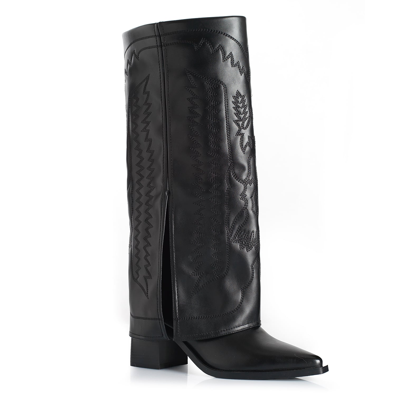 BOTA MUJER VIA UNO WESTWINTER GOLD NEGRO - 4