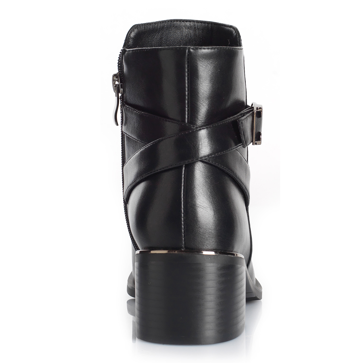 BOTIN MUJER VIA UNO WESTWINTER IVORY NEGRO - 2