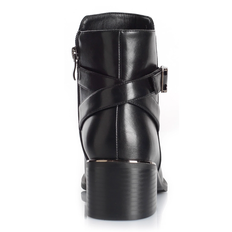 BOTIN MUJER VIA UNO WESTWINTER IVORY NEGRO - 2