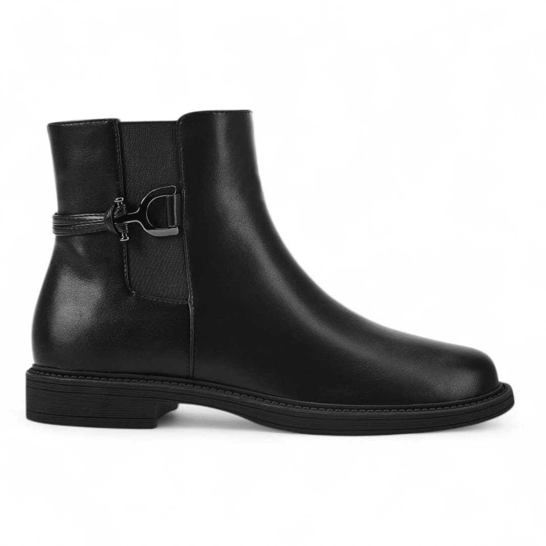 BOTIN MUJER VIA UNO WESTWINTER SOUTH NEGRO - 1
