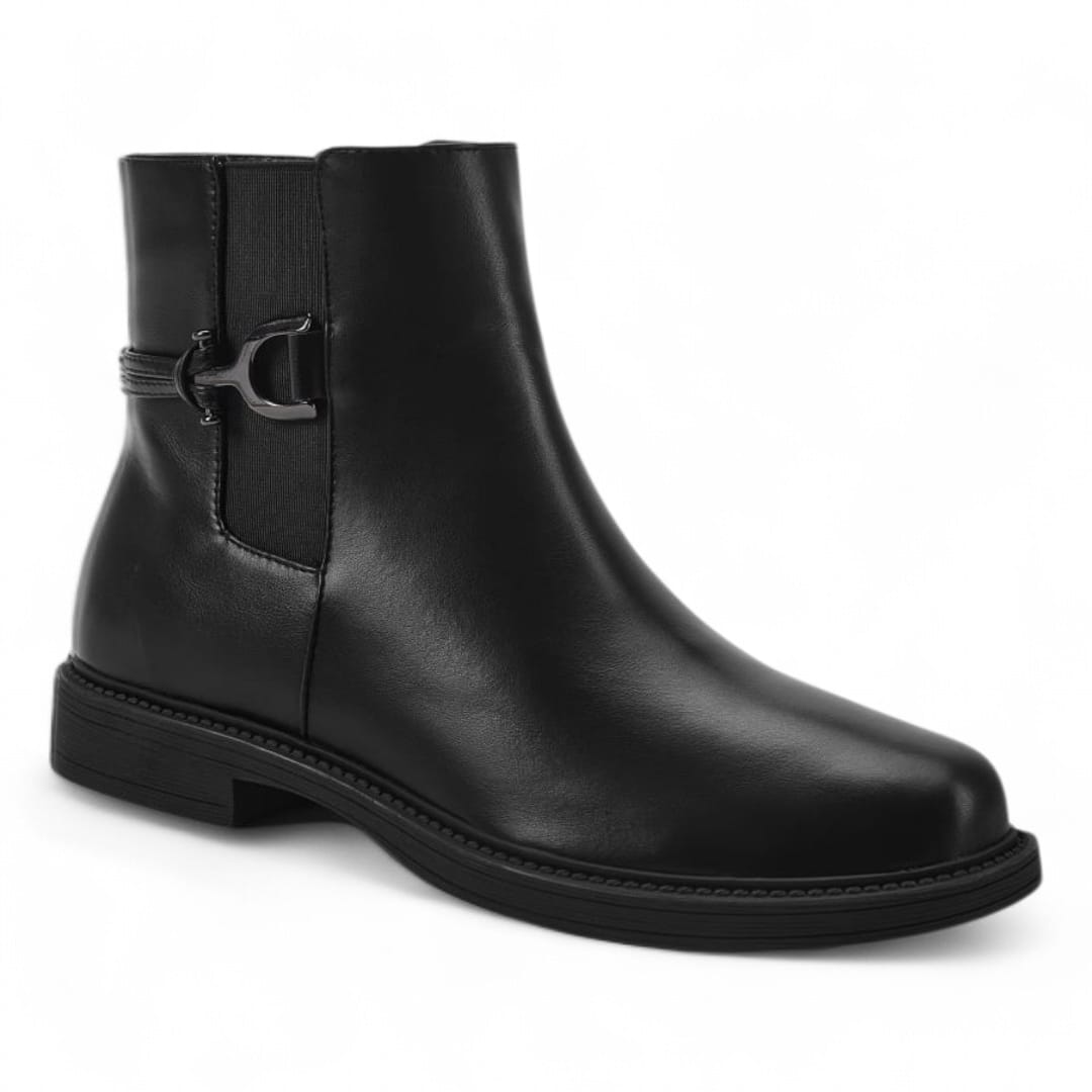 BOTIN MUJER VIA UNO WESTWINTER SOUTH NEGRO - 4