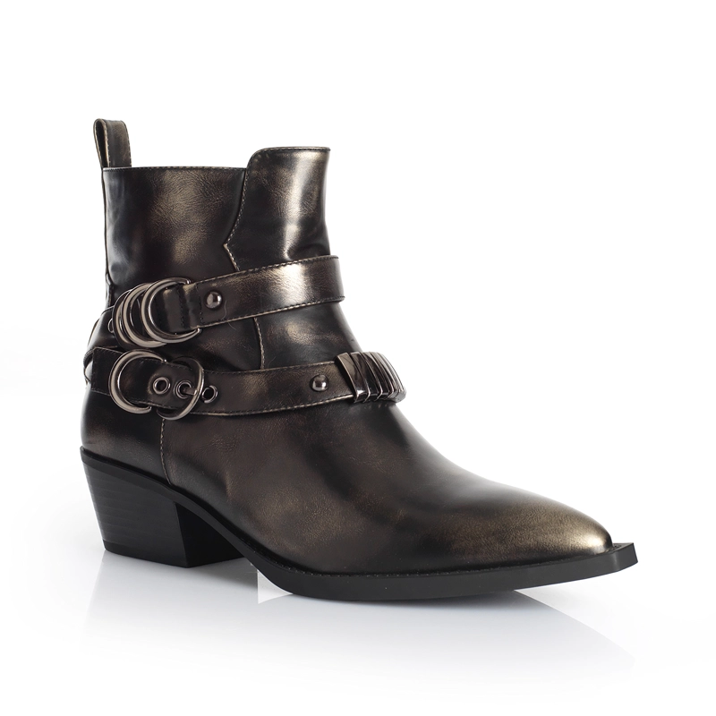 BOTIN MUJER VIA UNO WESTWINTER DAKOTA NEGRO - 4