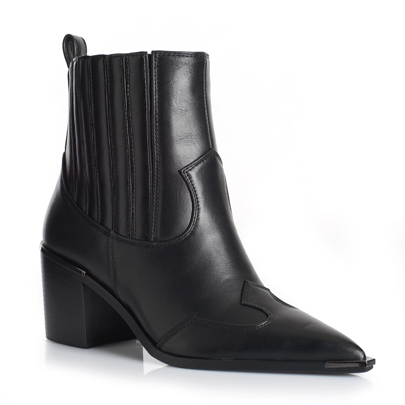BOTIN MUJER VIA UNO WESTWINTER WEST NEGRO - 4