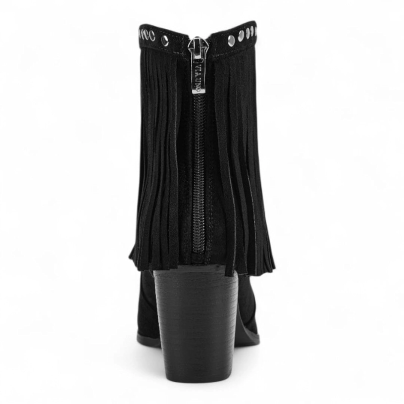 BOTIN MUJER VIA UNO WESTWINTER WRANGLER NEGRO - 2