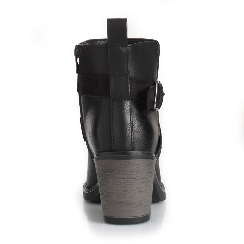 BOTIN MUJER VIA UNO WESTWINTER FROSTY NEGRO - 2
