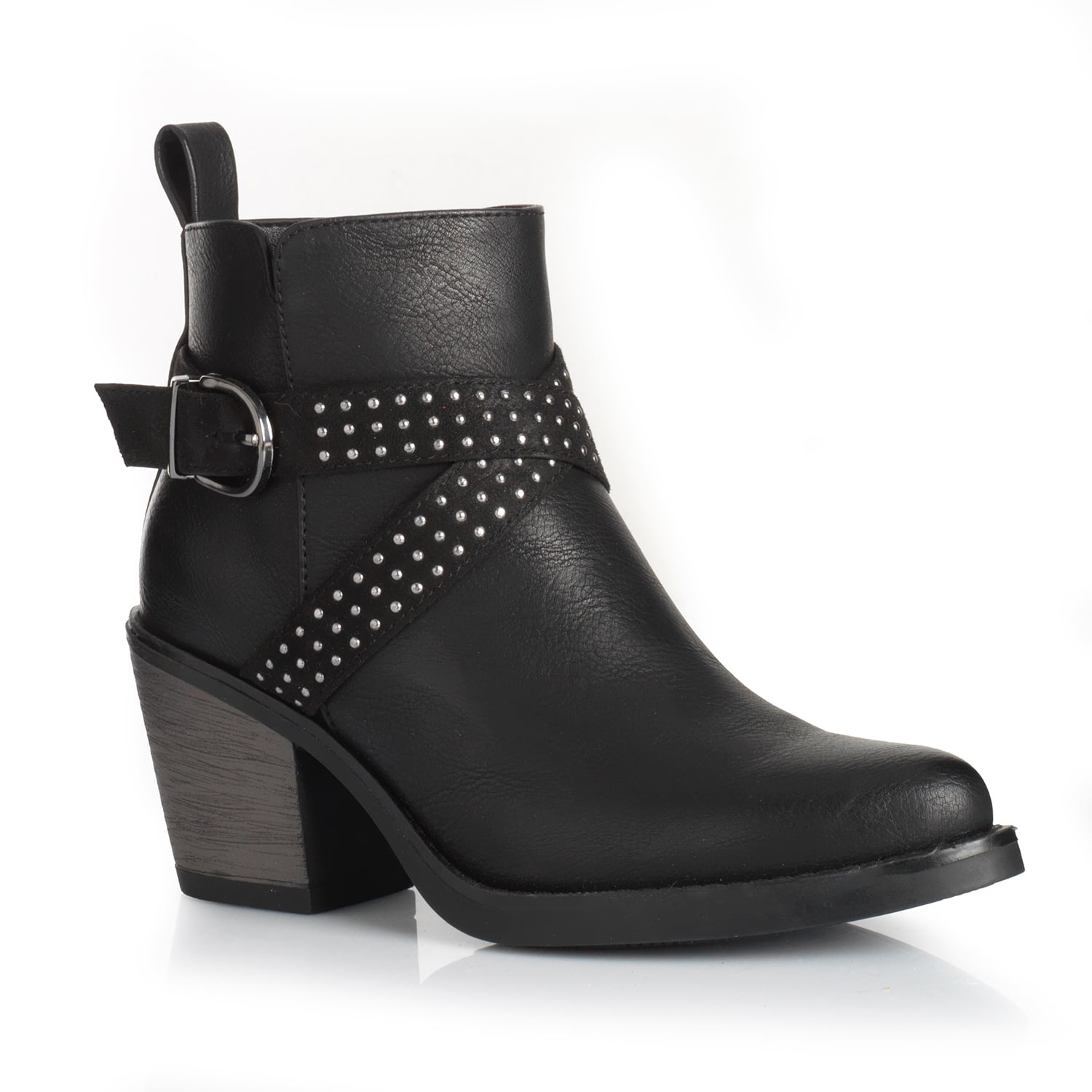 BOTIN MUJER VIA UNO WESTWINTER FROSTY NEGRO - 4