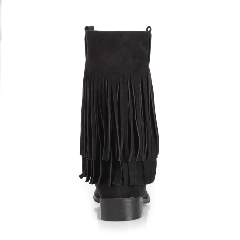 BOTIN MUJER VIA UNO WESTWINTER SILVER NEGRO - 6