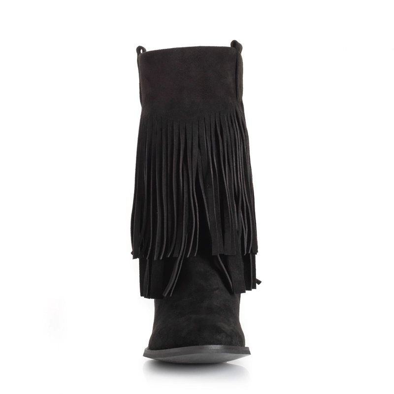 BOTIN MUJER VIA UNO WESTWINTER SILVER NEGRO - 7