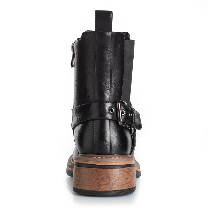 BOTIN MUJER VIA UNO WESTWINTER FRONTIER NEGRO - 2
