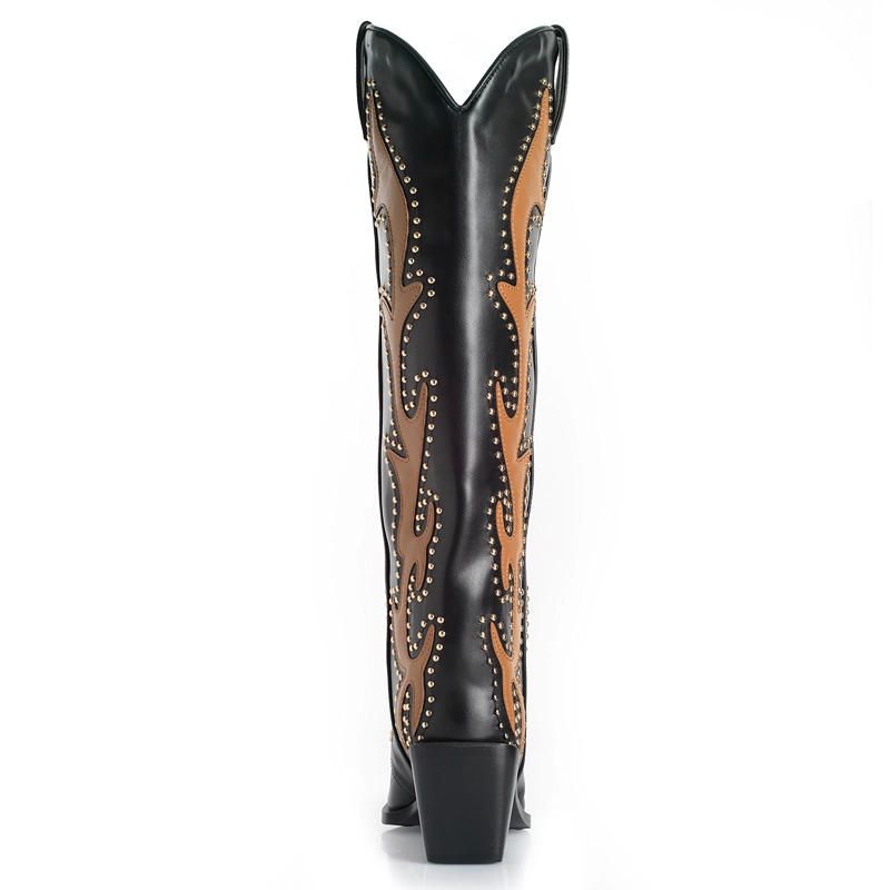 BOTA MUJER VIA UNO WESTWINTER YUKON NEGRO/CAMEL - 2