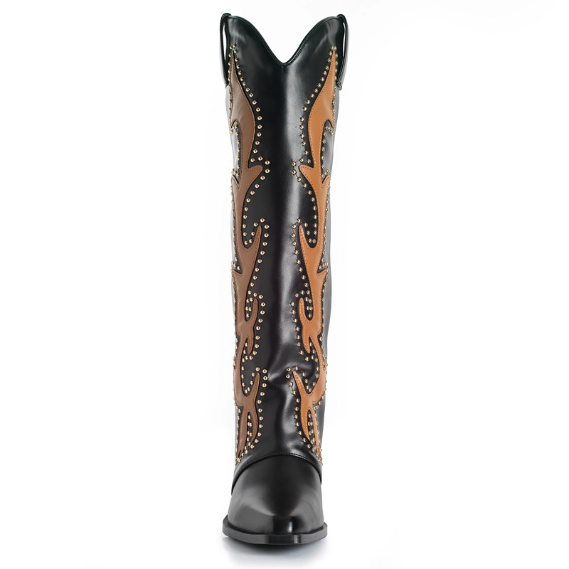 BOTA MUJER VIA UNO WESTWINTER YUKON NEGRO/CAMEL - 3