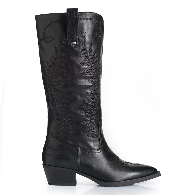 BOTA MUJER VIA UNO WESTWINTER FROST NEGRO - 1