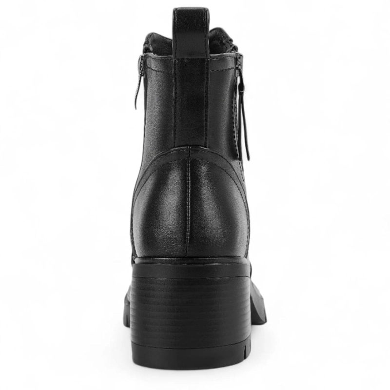 BOTIN MUJER VIA UNO WESTWINTER CAMEL NEGRO - 2