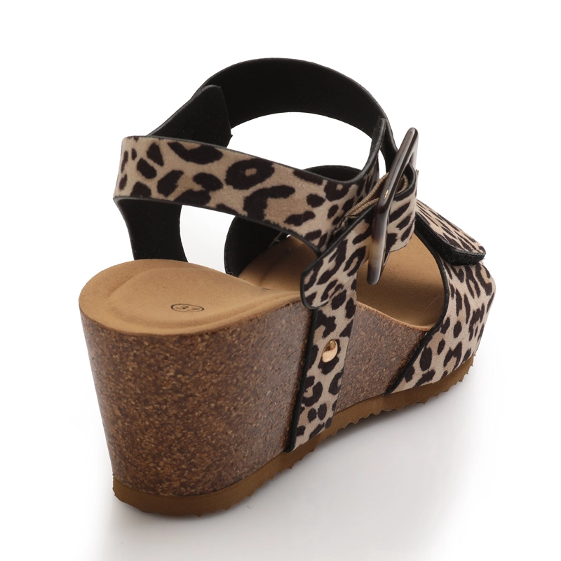 SANDALIA MUJER SOLEA ALBA LEOPARDO - 2