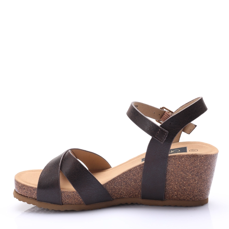 SANDALIA MUJER SOLEA LUCIA MARRON - 4