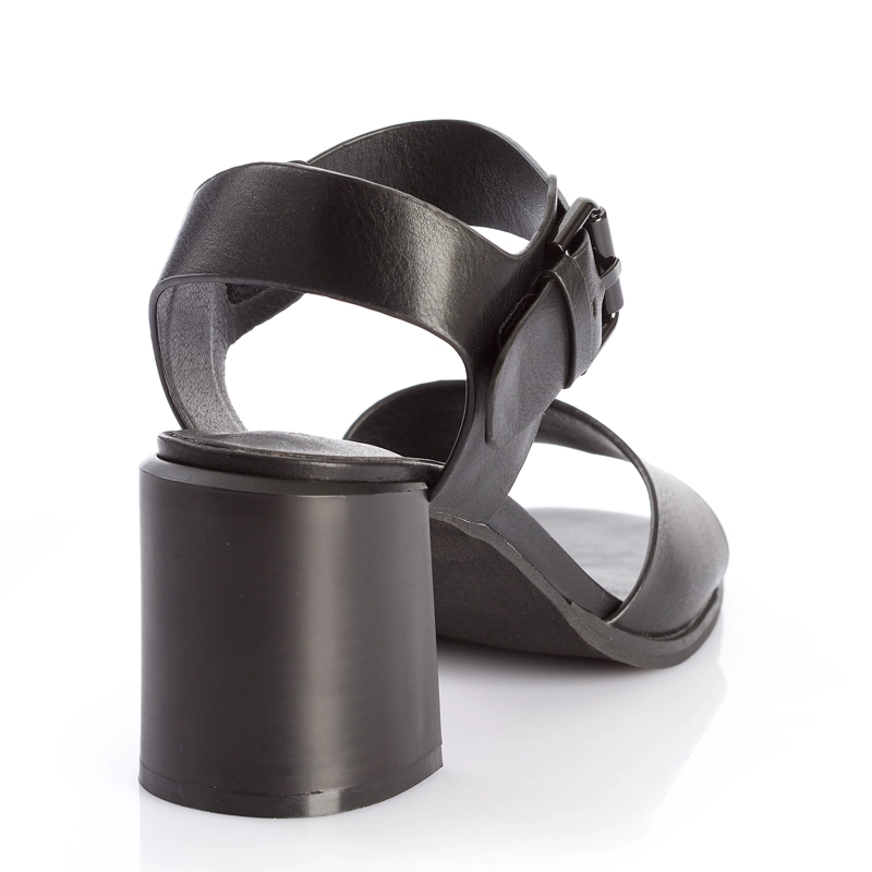 SANDALIA MUJER SOLEA CELESTE NEGRA - 2