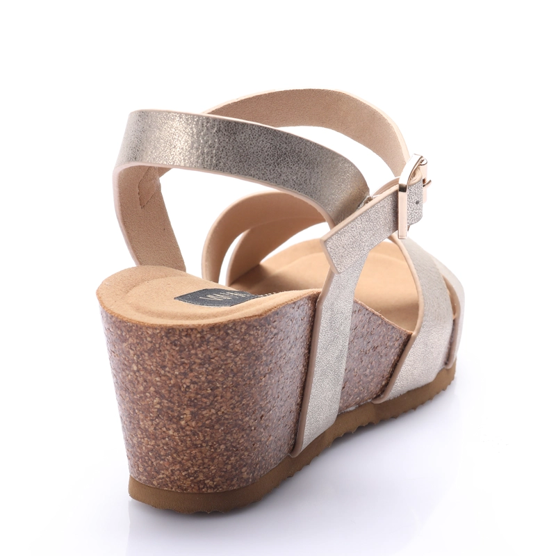SANDALIA MUJER SOLEA LUCIA DORADA - 2
