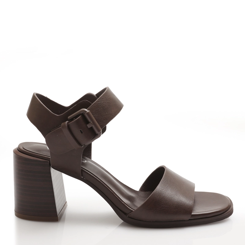 SANDALIA MUJER SOLEA CELESTE MARRON - 1