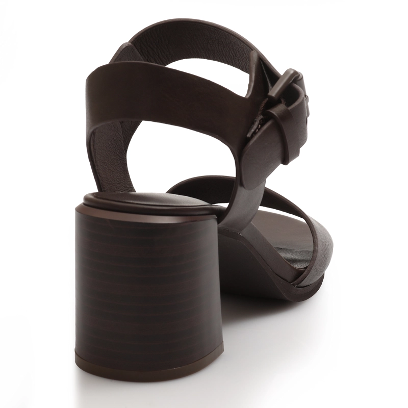 SANDALIA MUJER SOLEA CELESTE MARRON - 2