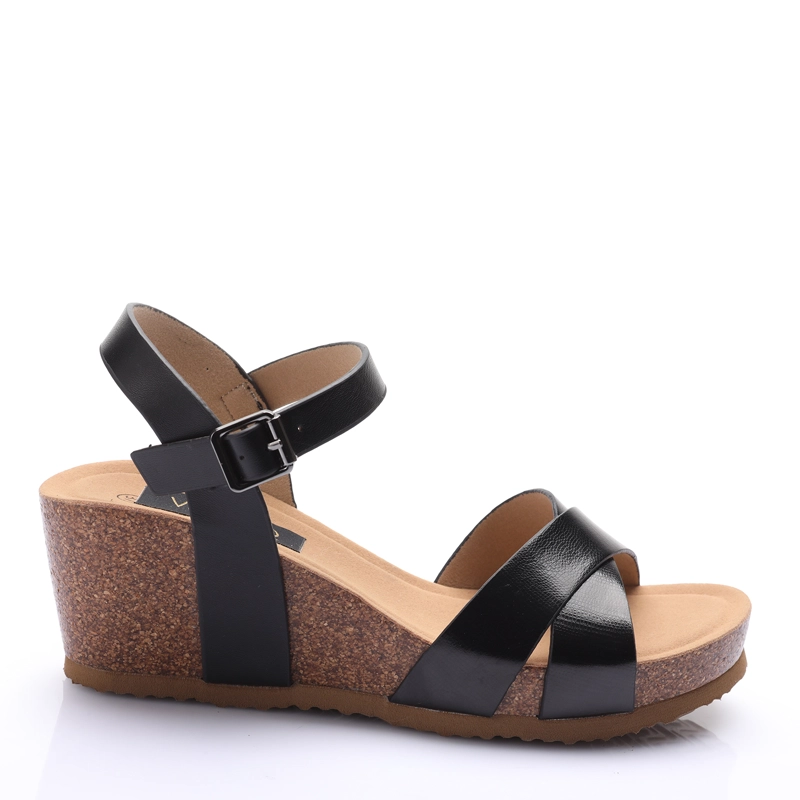 SANDALIA MUJER SOLEA LUCIA NEGRA - 1