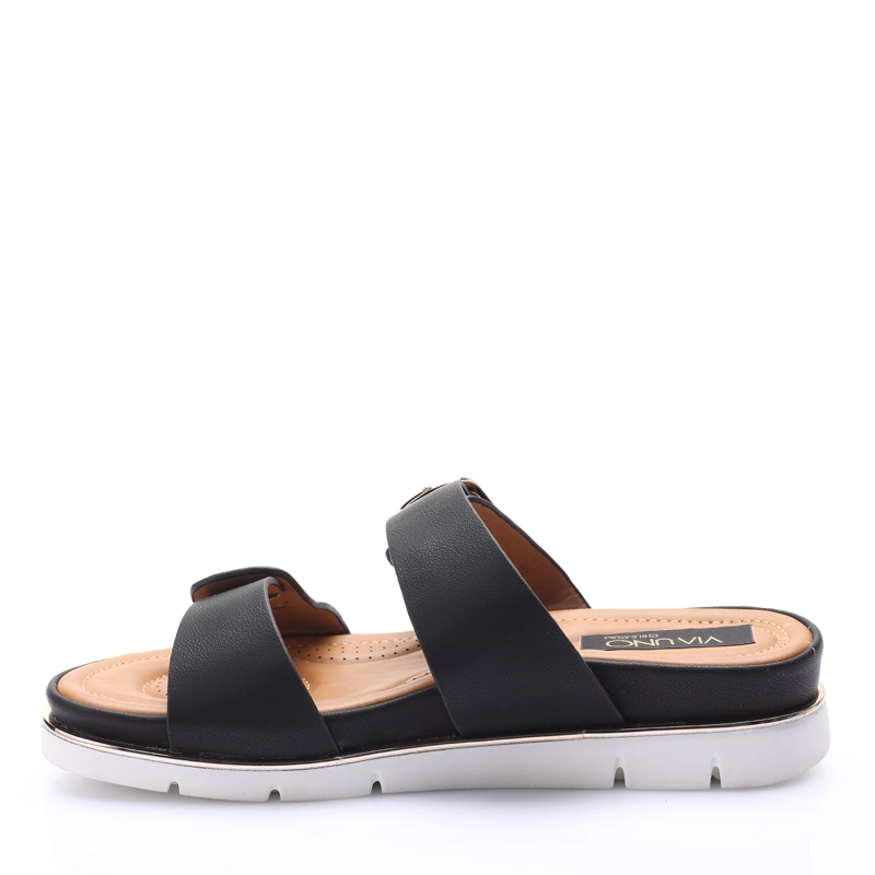 SANDALIA MUJER SOLEA CORFU NEGRA - 4