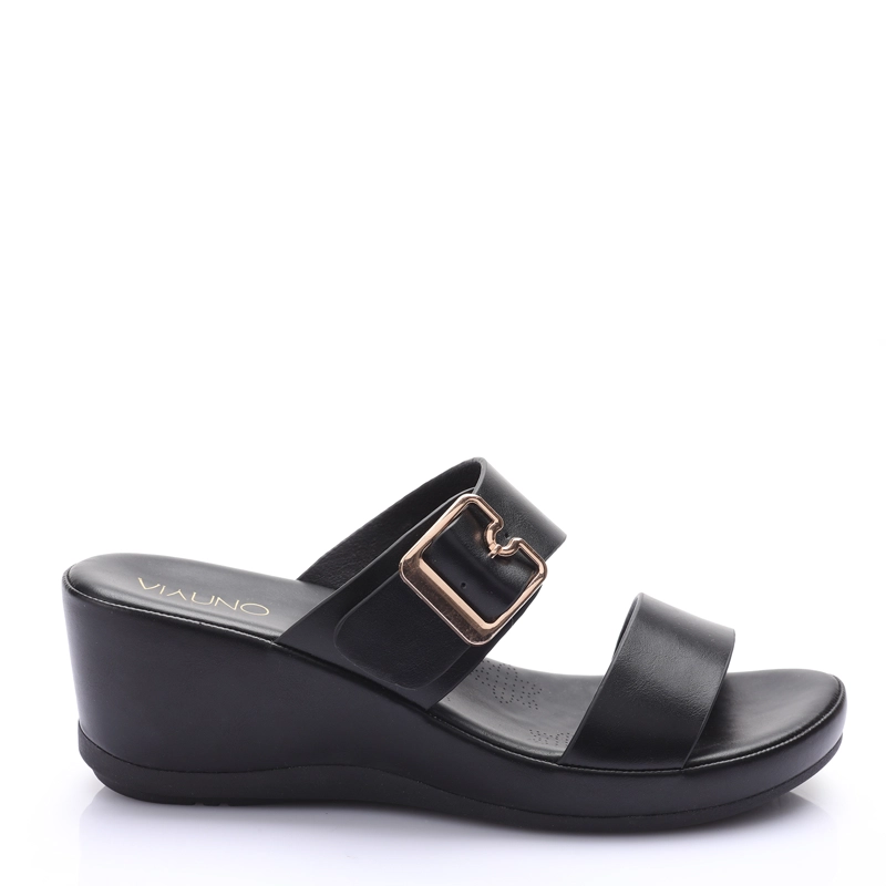 SANDALIA MUJER SOLEA CEFALU NEGRA - 1