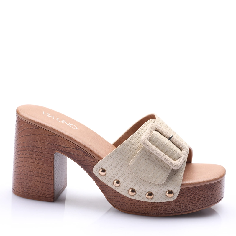 SANDALIA MUJER SOLEA PORTOVENERE BEIGE - 1
