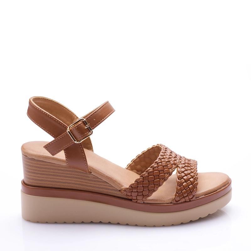SANDALIA MUJER SOLEA SIENA CAMEL - 1