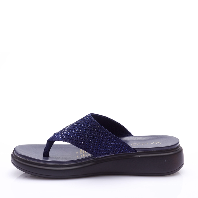 SANDALIA MUJER SOLEA PUGLIA AZUL - 4