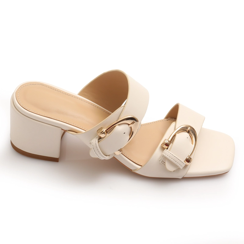 SANDALIA MUJER SOLEA CASSIS CREMA - 3