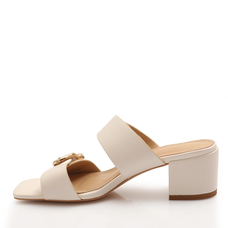 SANDALIA MUJER SOLEA CASSIS CREMA - 4