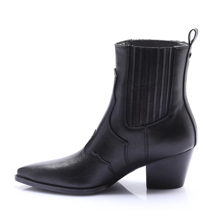 BOTIN MUJER SOLEA LIMONCELLO NEGRO - 4