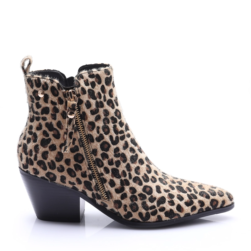 BOTIN MUJER SOLEA ANTIBES ANIMAL PRINT - 1