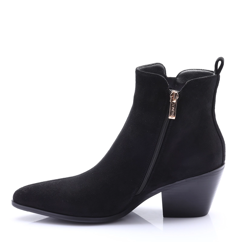 BOTIN MUJER SOLEA ANTIBES NEGRO - 4