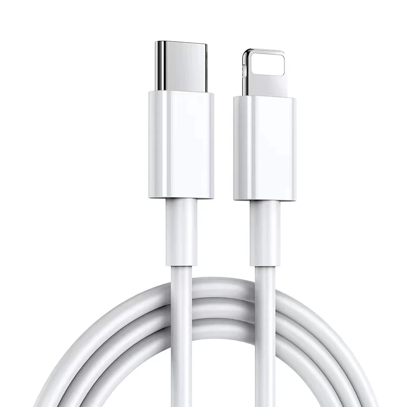 CABLE CARGA RAPIDA USB-C/LIGHTNING 1MTS - 1