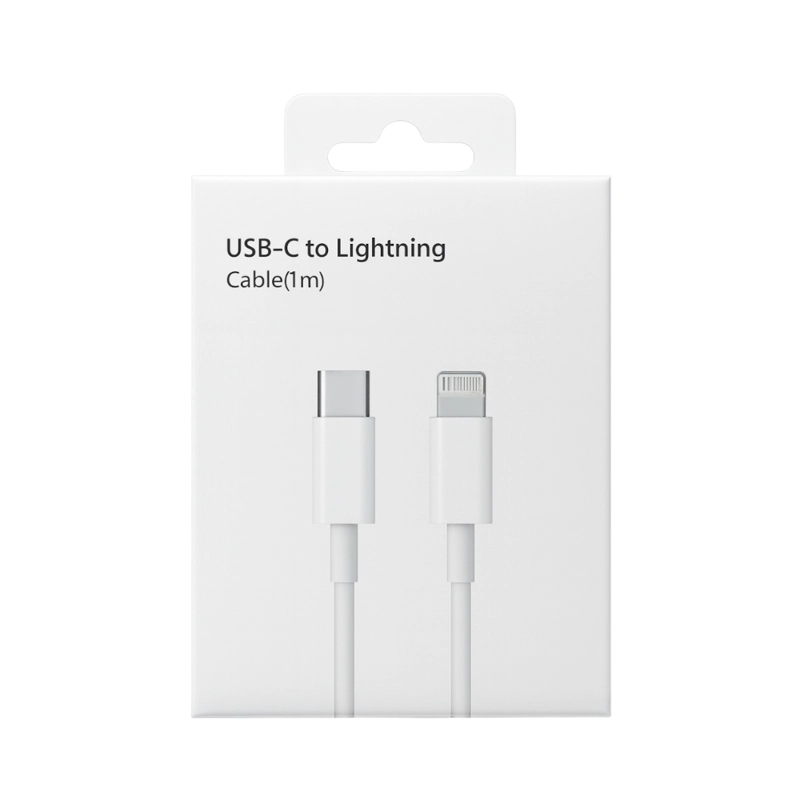 CABLE CARGA RAPIDA USB-C/LIGHTNING 1MTS - 3