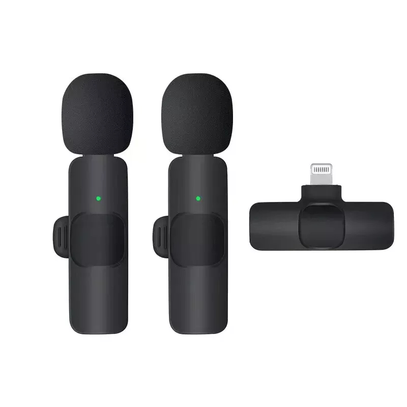 MICRÓFONO LAVALIER INALÁMBRICO PORTÁTIL PARA IOS 2 UNIDADES - 2
