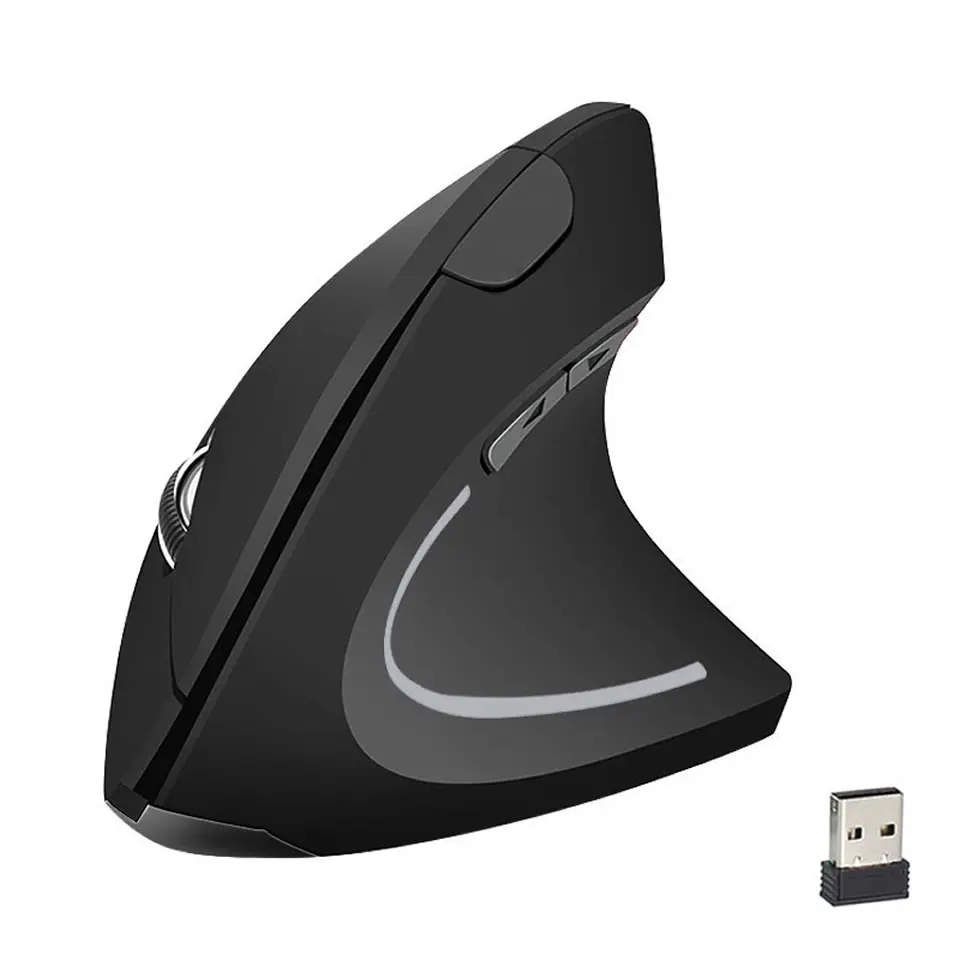 MOUSE INALÁMBRICO VERTICAL ERGONÓMICO ÓPTICO CON DPI AJUSTABLE - 1