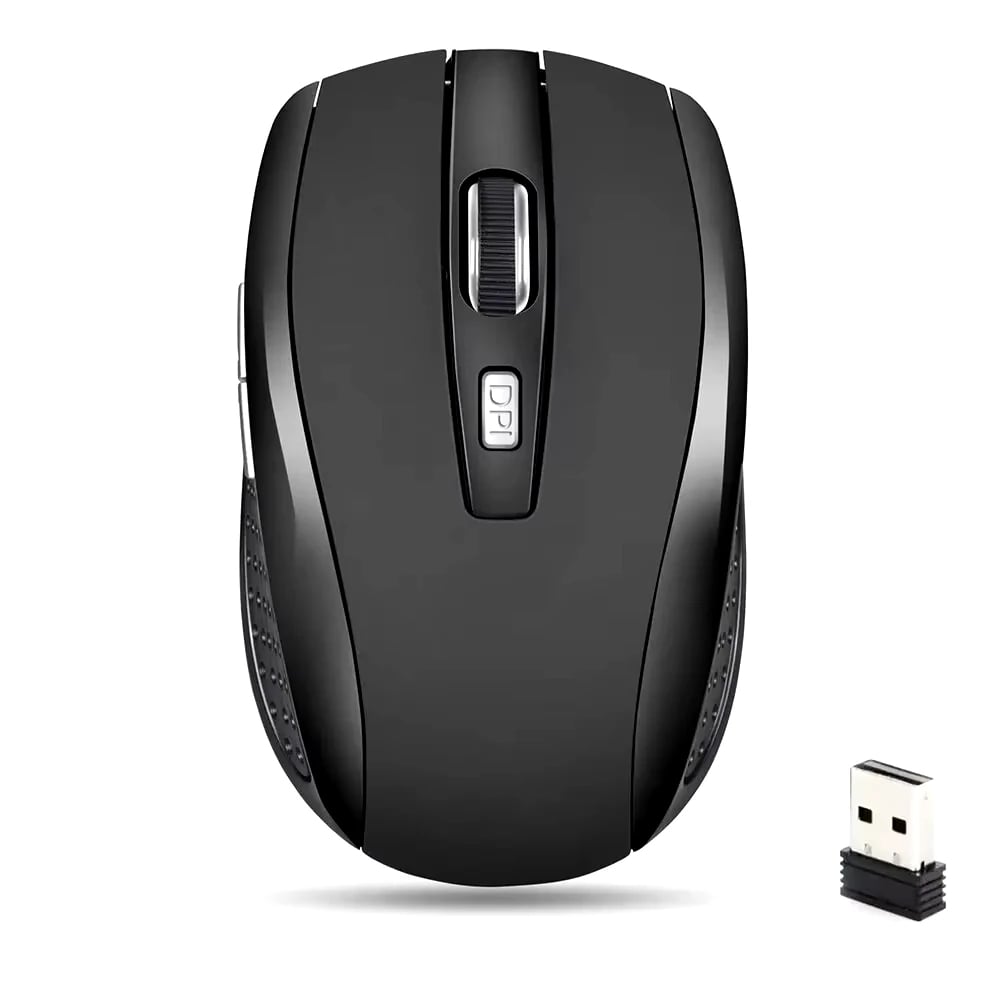 MOUSE INALÁMBRICO ERGONÓMICO 2.4GHZ DPI AJUSTABLE - 1