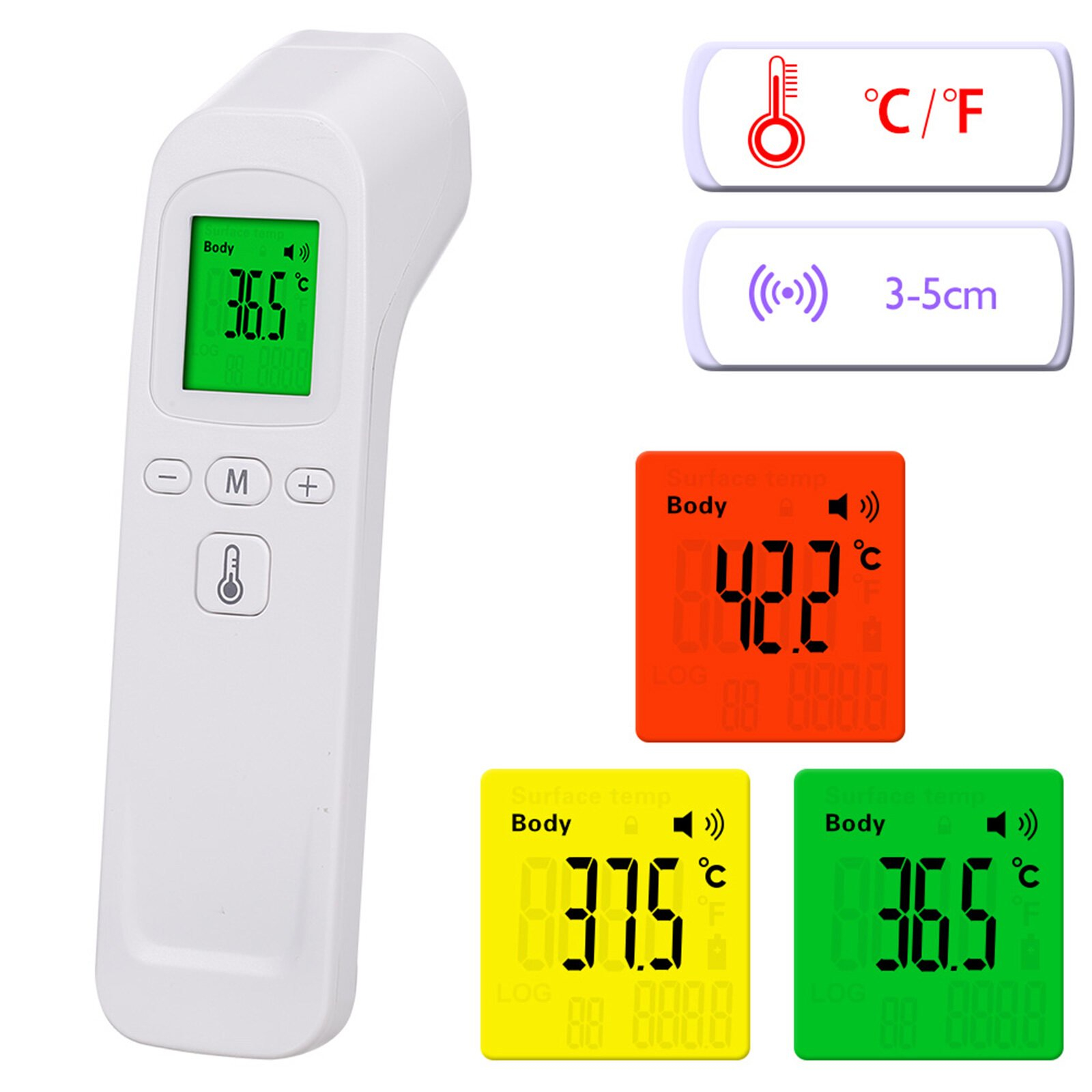 TERMÓMETRO INFRARROJO DIGITAL CORPORAL PARA BEBES, NIÑOS Y ADULTOS - 2