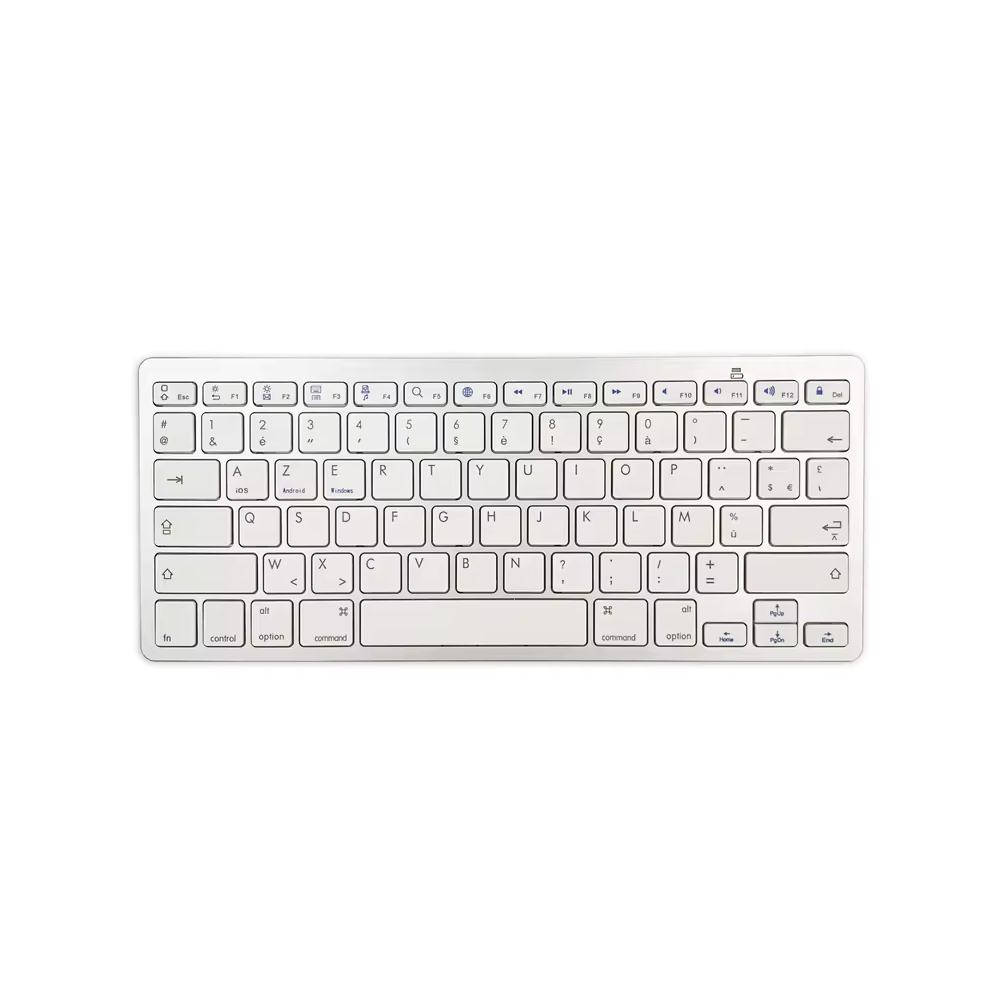 TECLADO ULTRADELGADO BK-3001 BLUETOOTH - GRIS - 1