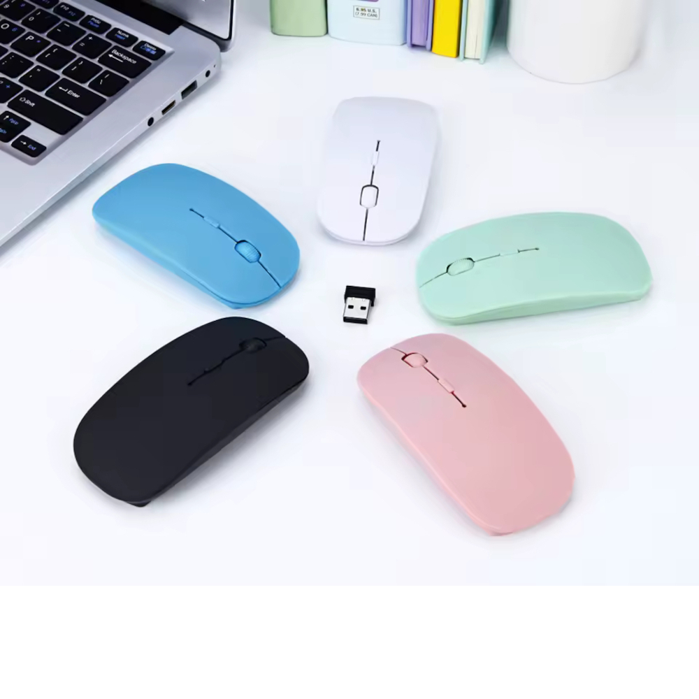MOUSE OPTICO INALÁMBRICO SLIM DPI AJUSTABLE - 5