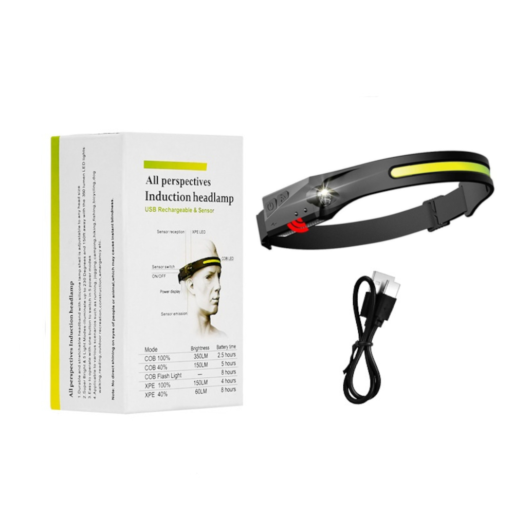 LINTERNA CINTILLO LED YT200 RECARGABLE COB+XPE - 4