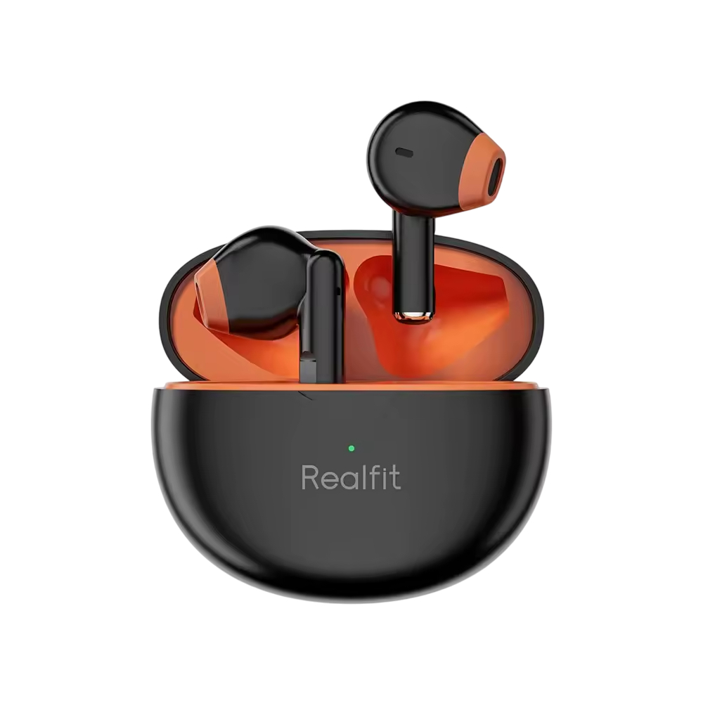 AUDIFONOS INALAMBRICOS REALFIT F2 - SONIDO HIFI, INALAMBRICOS CON LARGA BATERIA - 1