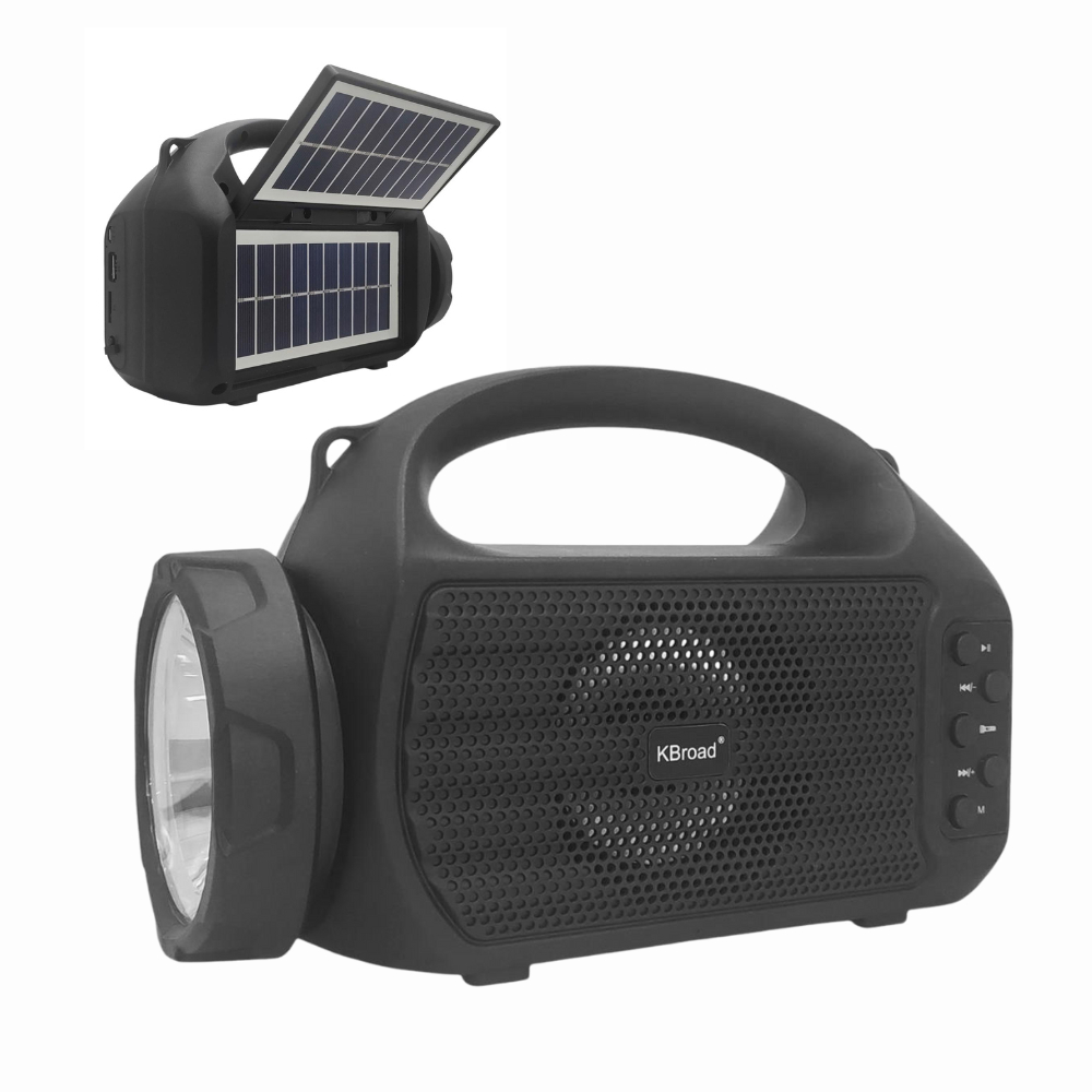 RADIO PARLANTE LINTERNA SOLAR BLUETOOTH KTS-2202 - 4