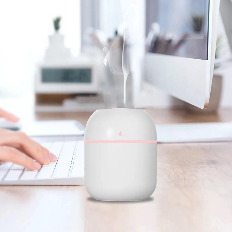 HUMIDIFICADOR DE AIRE PORTATIL Y SILENCIOSO USB - ROSA - 3