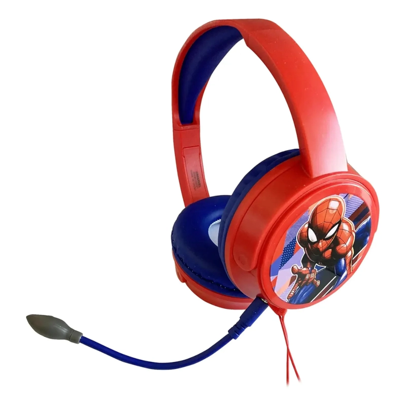 AUDIFONOS CON MICROFONO PARA CHAT SPIDERMAN – MODELO LFH13044 CON DISEÑO DIVERTIDO TEMATICO - 2