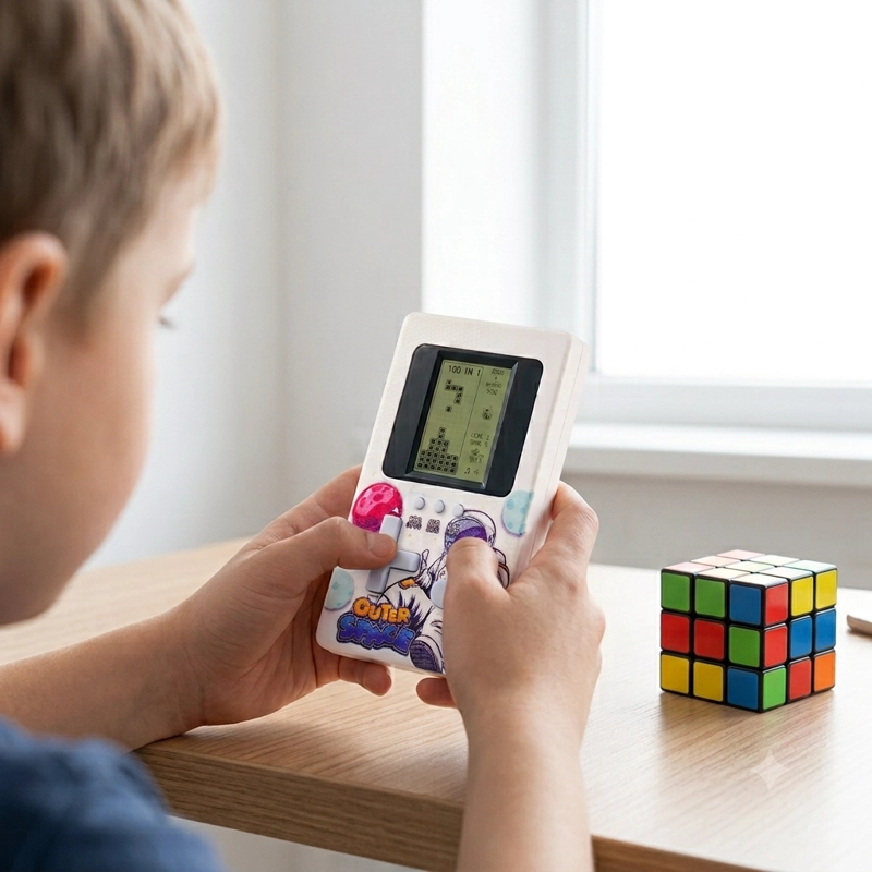 CONSOLA DE JUEGOS RETRO PORTATIL TETRIS - 2