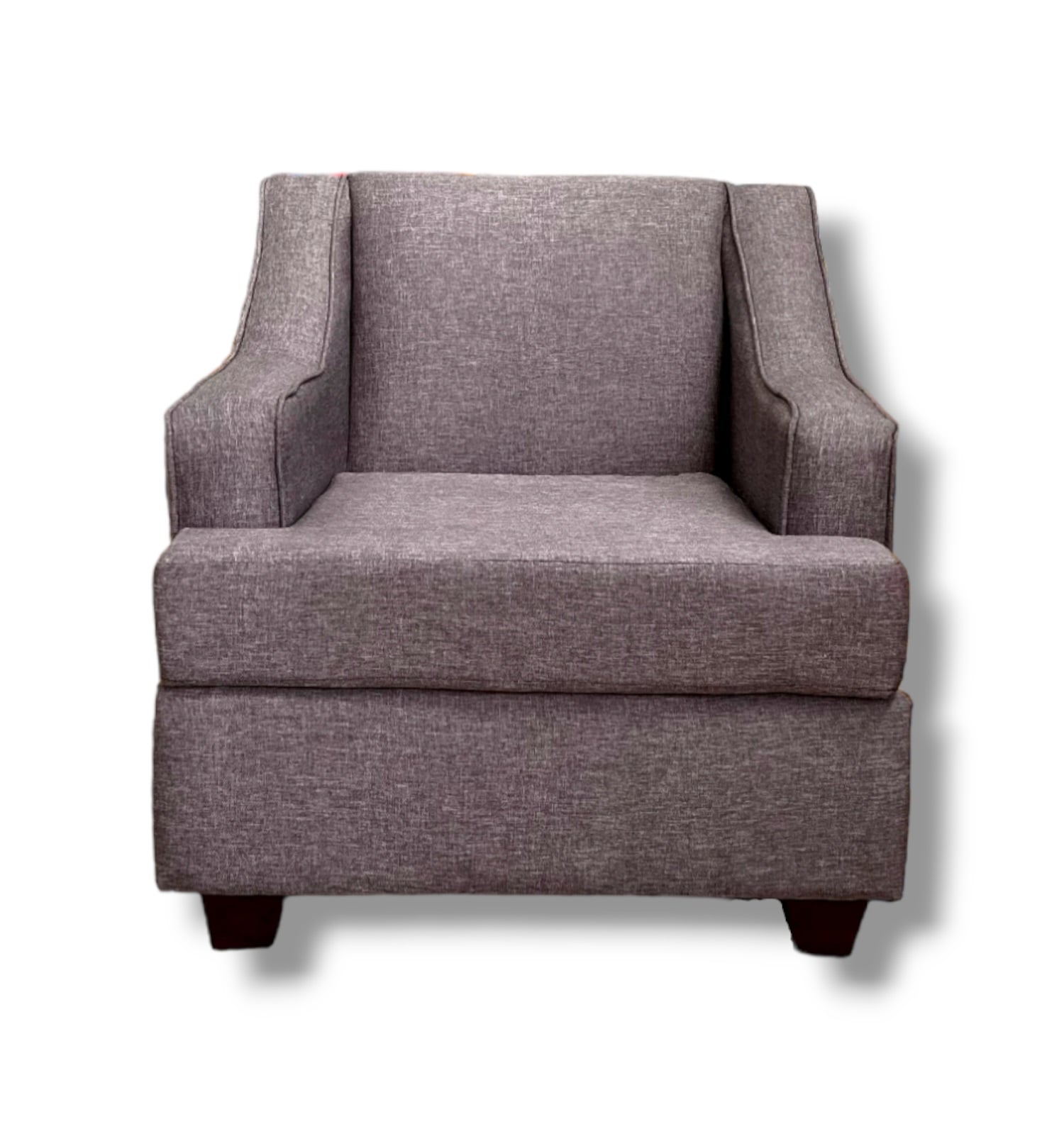 JUEGO DE LIVING 3-1-1 OSLO FELPA GRIS - 3