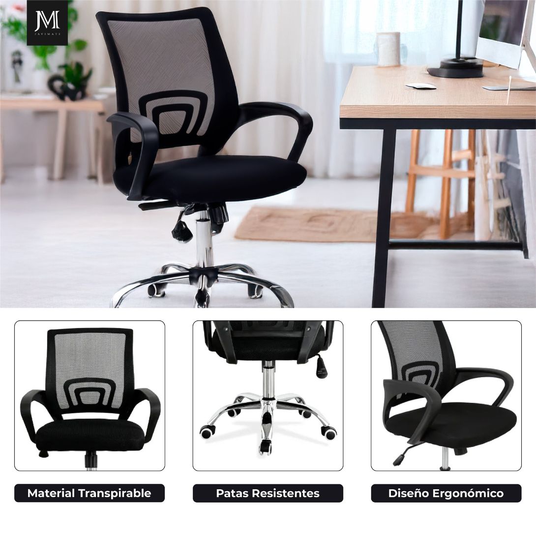 SILLA ERGONOMICA OFICINA Y ESCRITORIO - 6
